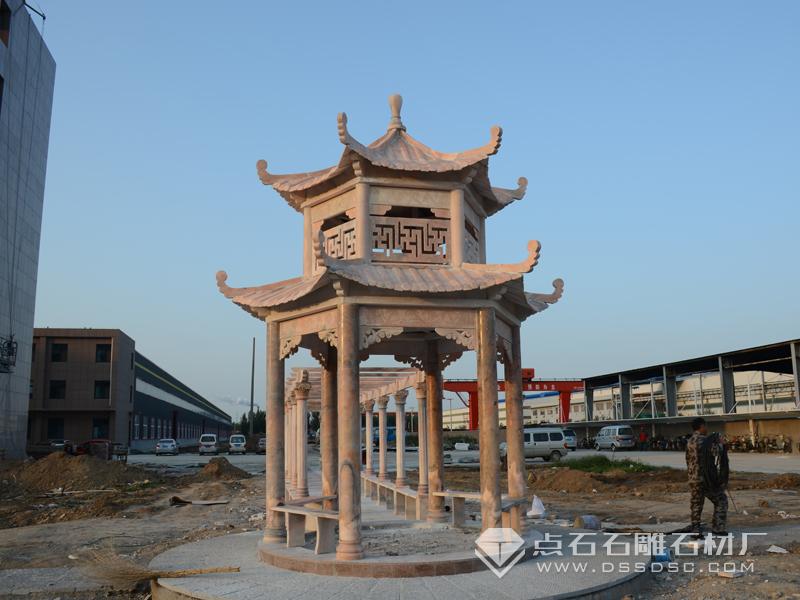 花岗岩石亭子 花岗岩石亭子